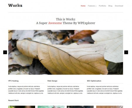 workz business wordpress theme