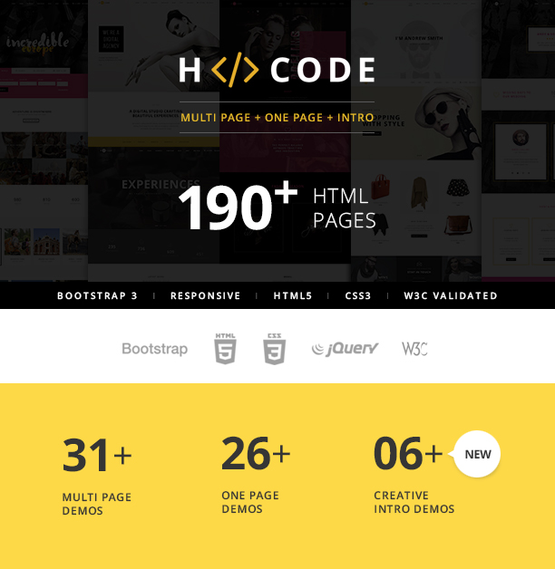 h-code-html-template