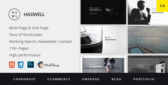 haswell-html-template