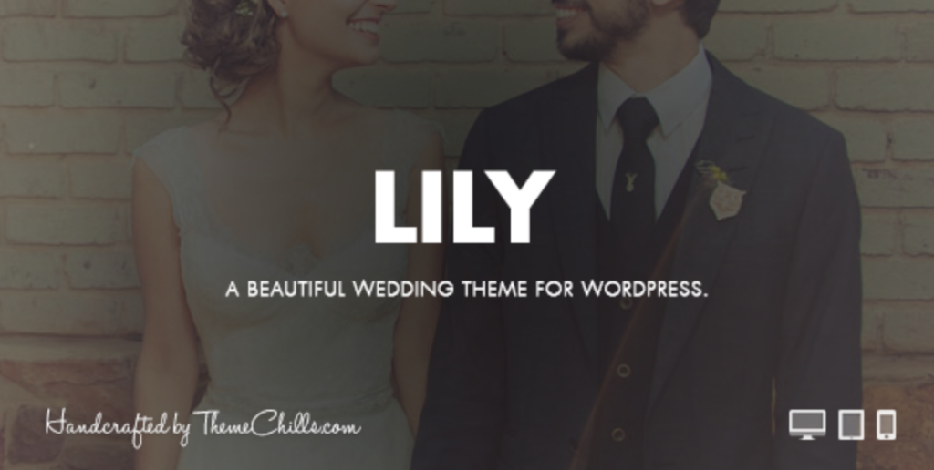 lily wedding wordpress template